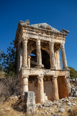 Obraz premium Imbriogon was an ancient place in Cilicia Trachea, whose modern name is Demircili (formerly Dösene) in Silifke district, in Mersin province, Turkey. 