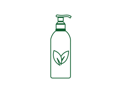 recommend clip art: cosmetic shampoo bottle line art vector illustration 
