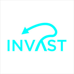 Invast Lettermark Typography design