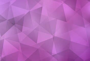 Light Pink vector polygon abstract layout.