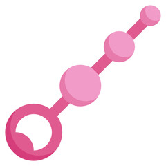 ANAL BEAD flat icon