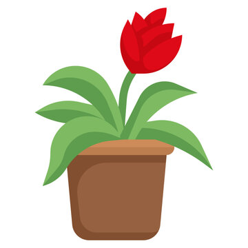 URN PLANT Flat Icon