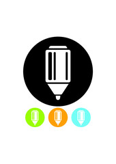 Vector marker pen icon