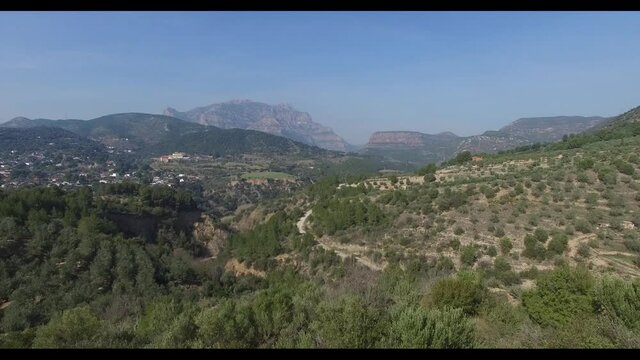 panorama of the mountains