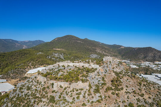 Softa Castle view in Bozyazi Town