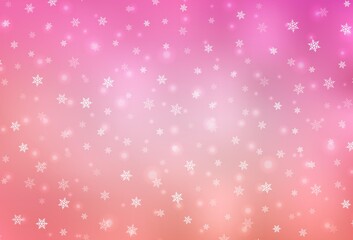 Light Pink vector layout in New Year style.