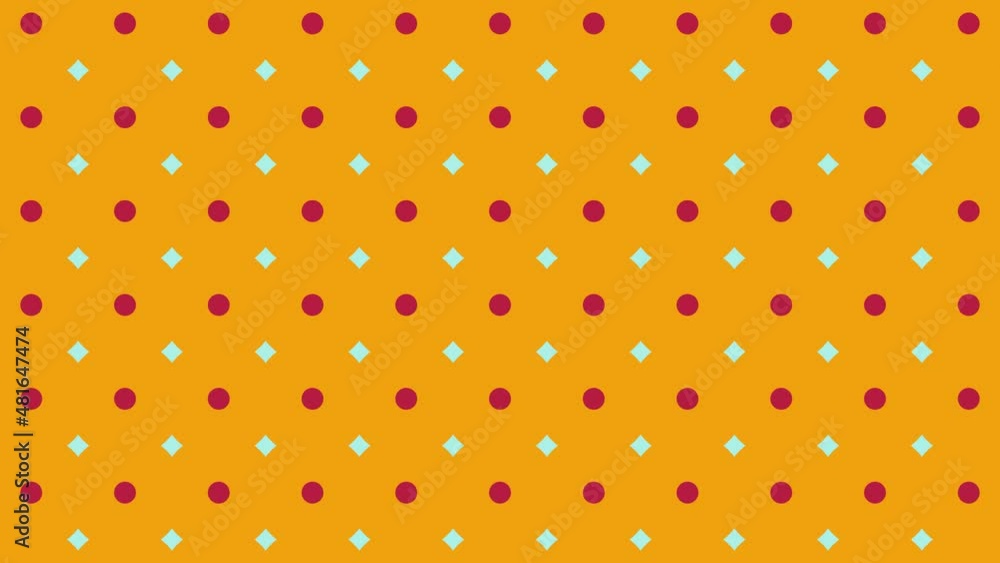 Poster abstract pattern with multicolor geometric shapes. motion graphic background in a flat design with g