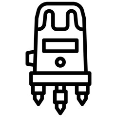 LASER LEVEL line icon
