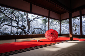 雪の庭園