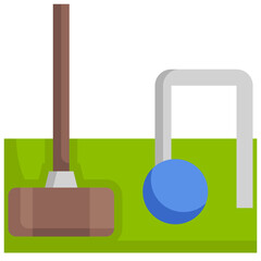 CROQUET flat icon