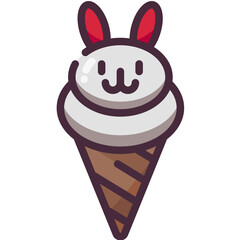 ice cream line icon