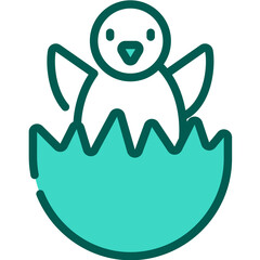 chick one color icon