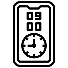 Fototapeta premium SMARTPHONE line icon