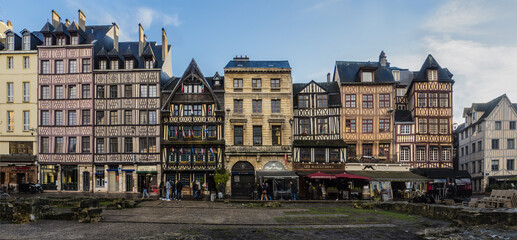 Fototapeta na wymiar Place du Vieux Marché, Rouen