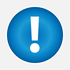 Danger sign vector icon. Attention caution icon.