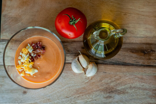 spanish gazpacho salmorejo tomato olive oil garlic gaspacho