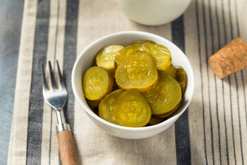 Organic Green Bread and Butter Pickle Chips