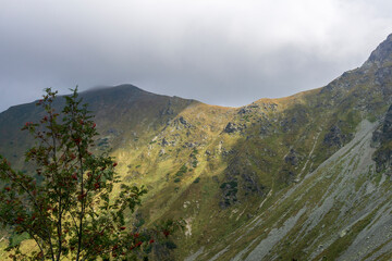 Western Tatras Slovakia. Smutna Valley area.