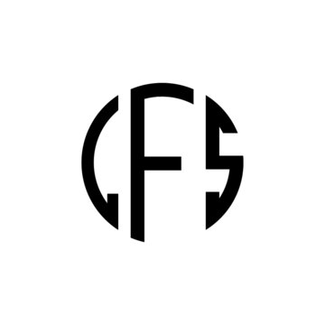 LFS letter logo design. LFS modern letter logo with black background. LFS creative  letter logo. simple and modern letter LFS logo template, LFS circle letter logo design with circle shape. LFS  