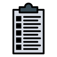 clipboard checklist list to do list task schedule work office business finance icon