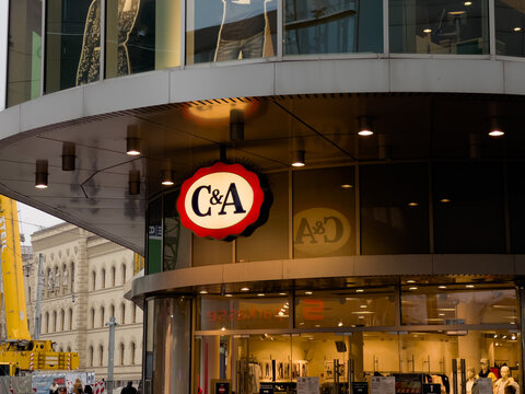 C and A clothing store in the city center - SAARBRUECKEN, GERMANY - JANUARY 20, 2022