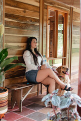 spending the day with my dog