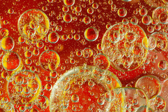 Red macro drink bubbles'Cola with Ice. Food background ,Cola close-up ,design element. Beer bubbles macro,Ice, Bubble, Backgrounds, Ice Cube, Abstract Backgrounds 