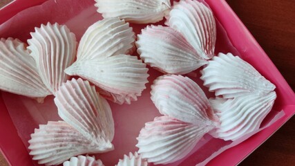 marshmallow hearts, sweets for lovers, Valentine's Day