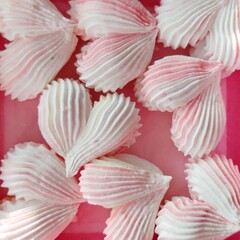 marshmallow hearts, sweets for lovers, Valentine's Day