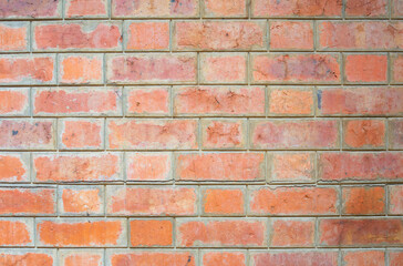 old orange brick wall picture