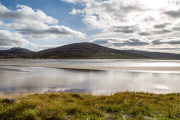 Fototapeta na wymiar Scenic Seilebost on the Isle of Harris in the Western Isles