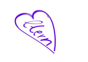 digital gezeichnet: das Wort 