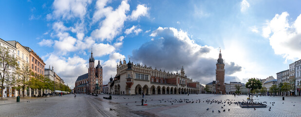 Krakow Main Square Panorama