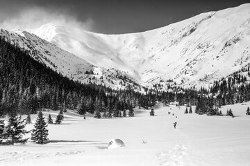 Obraz premium winter mountain landscape