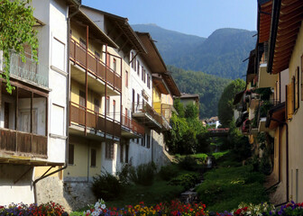 Levico Terme resort mountain scenery