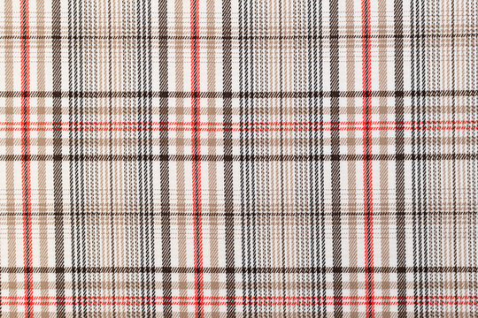 Fabric plaid texture. Cloth background