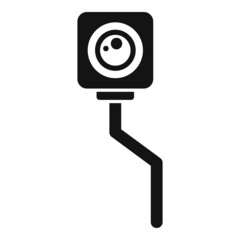 Fix phone camera icon simple vector. Mobile repair