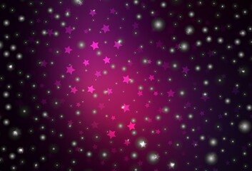 Dark Pink vector layout in New Year style.