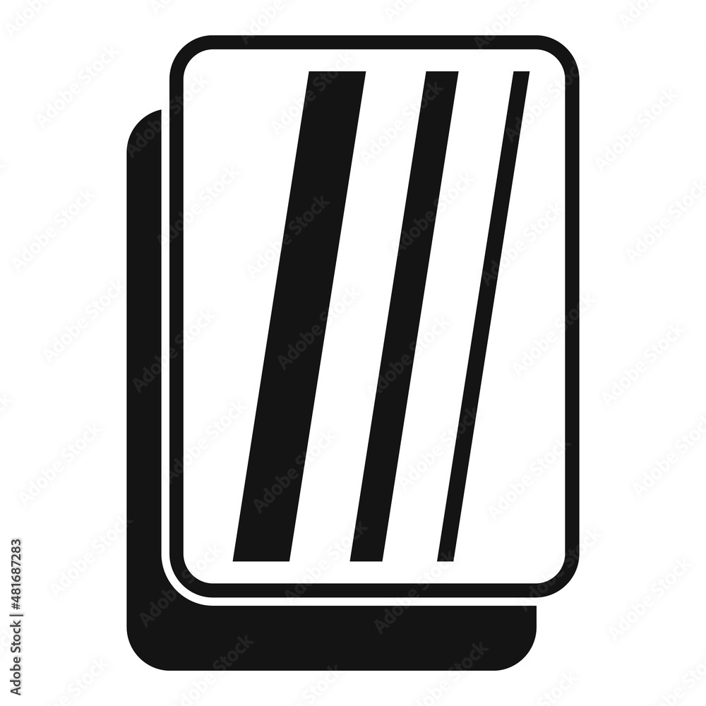 Poster tablet replace screen icon simple vector. mobile broken