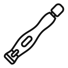Tablet screwdriver icon outline vector. Mobile phone