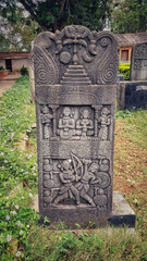 Fototapeta na wymiar ancient stone carving