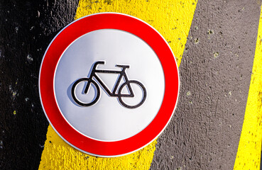 no bike sign in germany