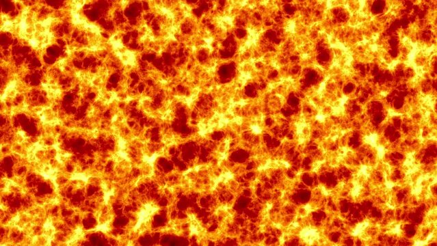 Surface of Sun Realistic Lava Loop Animation Background
