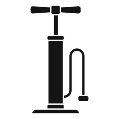 Classic air pump icon simple vector. Air pump