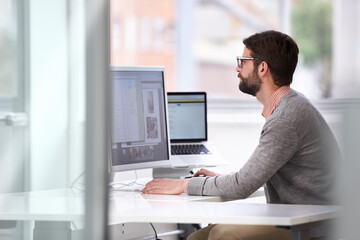 Technology gives him so many more designing options