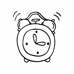 Vector doodle clock, watch icon. Business sign. vector eps.10
