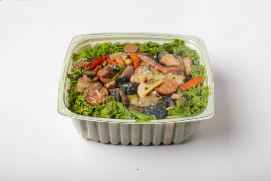 Fiambre is a Guatemalan traditional cuisine prepared for   "d&iacute;a de todos los santos" or day of the dead.