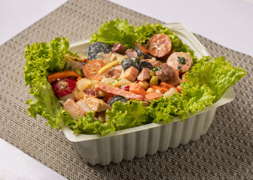 Fiambre is a Guatemalan traditional cuisine prepared for   "d&iacute;a de todos los santos" or day of the dead.