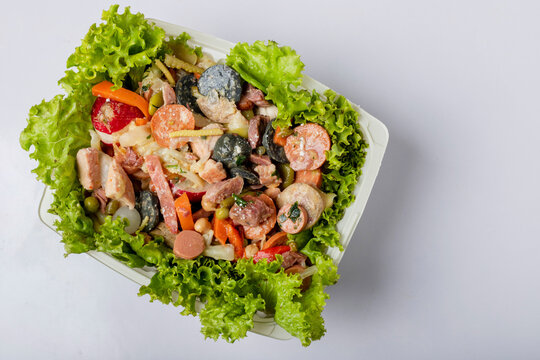 Fiambre is a Guatemalan traditional cuisine prepared for   "d&iacute;a de todos los santos" or day of the dead.