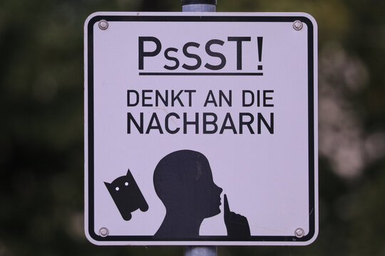 Bitte um R&uuml;cksicht
